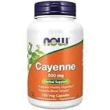 Now Foods | Cayenne | 500 mg | 250 vegane Kapseln | glutenfrei