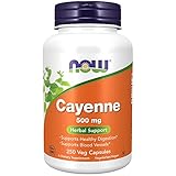 Now Foods | Cayenne | 500 mg | 250 vegane Kapseln | glutenfrei