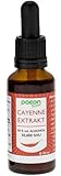 Paeon Natura Cayenne Extrakt Tropfen - 30ml Tinktur 50000 Scoville Natürlicher Vollextrakt hergestellt aus frischem Saft vollreife Cayennepfeffer Früchten eigener Anbau verbessert Blutfluss