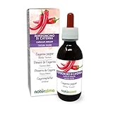Cayennepfeffer (Capsicum annuum) Früchte Alkoholfreier Urtinktur Naturalma | Flüssig-Extrakt Tropfen 100 ml | Nahrungsergänzungsmittel | Veganer