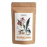 Kurkuma Extrakt Kapseln - Monte Nativo - 100 Kapseln - Curcuma Extrakt - Hochdosiert mit 95 % Extrakt und hohem Curcumingehalt - Vegan - Laborgeprüft - Ohne Zusatzstoffe - Hergest. in Deutschland