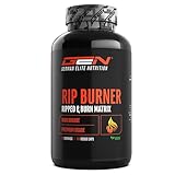 RIP - Hochdosierte Formel - 180 Kapseln - Citrus Aurantium + Güner Tee Extrakt + Raspberry Ketone + Koffein + L-Carnitin + Schwarzer Pfeffer Extrakt - German Elite Nutrition