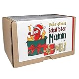 Geschenk für Männer - Chili Anzuchtset Für den schärfsten Mann der Welt witzige Geschenkidee Vatertagsgeschenk