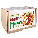 Geburtstagsgeschenk für Männer - Chili Anzuchtset Schärfster Mann der Welt - Geschenkidee Männergeschenk