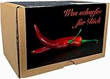 Vatertagsgeschenk Chili Anzuchtset - Wichtelgeschenk witzige Geschenkidee Männer und Frauen Muttertag Nikolaus Geschenk