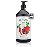 GREEN HOME LOVE NATURE®️ 1L Chili Dünger mit hohem Nährstoffgehalt - nachhaltiger Paprika Dünger einfach zu dosieren - Made in Germany