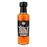 FIRELAND FOODS Devils Choice Hot-Sauce, Chilisauce mit Habanero Chili und Mango, 100ml