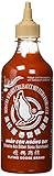 FLYING GOOSE Sriracha scharfe Chilisauce mit extra Knoblauch - scharf, braune Kappe, Würzsauce aus Thailand, 2er Pack (2 x 455 ml)