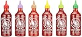 Flying Goose Sriracha scharfe Chilisaucen Mischkarton (in 6 Geschmacksrichtungen, Würzsaucen aus Thailand zum Würzen, Dippen und Verfeinern) 6er Pack (6 x 455ml)
