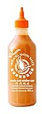 FLYING GOOSE Sriracha Mayoo Sauce - Mayonnaise, leicht scharf, orange Kappe, Würzsauce aus Thailand, 2er Pack (2 x 455 ml)