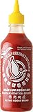FLYING GOOSE Sriracha scharfe Chilisauce mit Ingwer - scharf, gelbe Kappe, Würzsauce aus Thailand, 1er Pack (1 x 455 ml)