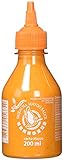 FLYING GOOSE Sriracha Mayoo Sauce - Mayonnaise, leicht scharf, orange Kappe, Würzsauce aus Thailand, 1er Pack (1 x 200 ml)