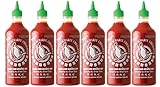 6er Pack FLYING GOOSE [6x 730ml] Sriracha Hot Chili Sauce, Scharfe Chilisauce