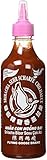 FLYING GOOSE Chilisauce, Sriracha, sehr scharf, pinke Kappe, ohne Glutamat, 3er Pack (3 x 525 g)