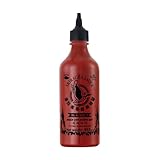 [ 455ml ] FLYING GOOSE Sriracha Hot Chilli BLACKOUT Sauce - EXTREMELY HOT Chilisauce