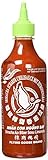 FLYING GOOSE Sriracha scharfe Chilisauce mit ZitroneNgras - scharf, hellgrüne Kappe, Würzsauce aus Thailand, 2er Pack (2 x 455 ml)