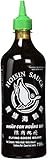 FLYING GOOSE Hoi Sin Sauce - pikant, grüne Kappe, kräftige Würzsauce aus Thailand, 12er Pack (12 x 730 ml)