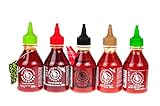 Flying Goose Sriracha scharfe Chilisaucen 5er Set (5 x 200ml)