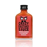 Crazy Bastard® Sauce - Trinidad Scorpion & Clementine - Ultra Scharfe Chilisauce mit süßes Zitrusaroma (1 x 100mL Flasche)