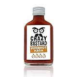 Crazy B Sauce Superhot Naga - Extrem scharfe Chili-Sauce mit 50% Baut Jolokia Chili