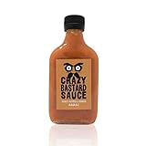 Crazy B. Sauce - Ghost Pepper & Mango (200ml) - Exotisch scharf Chili Sauce mit Bhut Jolokia