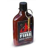 Scovillas FRIENDLY FIRE Hot BBQ Sauce with real bullet, 247 ml