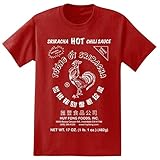 Sriracha Hot Chili Sauce Irwindale Red Men's T-Shirt New